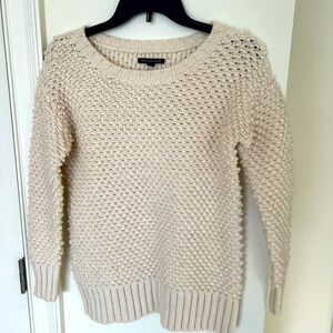 American Eagle natural nubby sweater